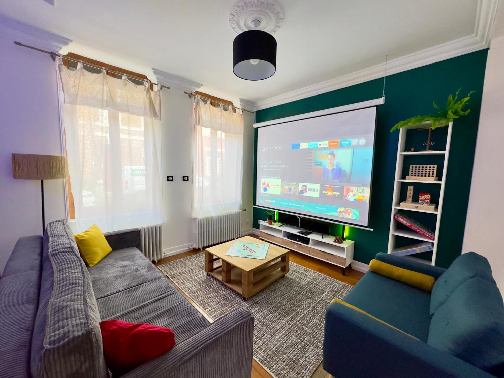 Maison 3Ch - Cinema - Game Room - Parking - Gare アミアン エクステリア 写真